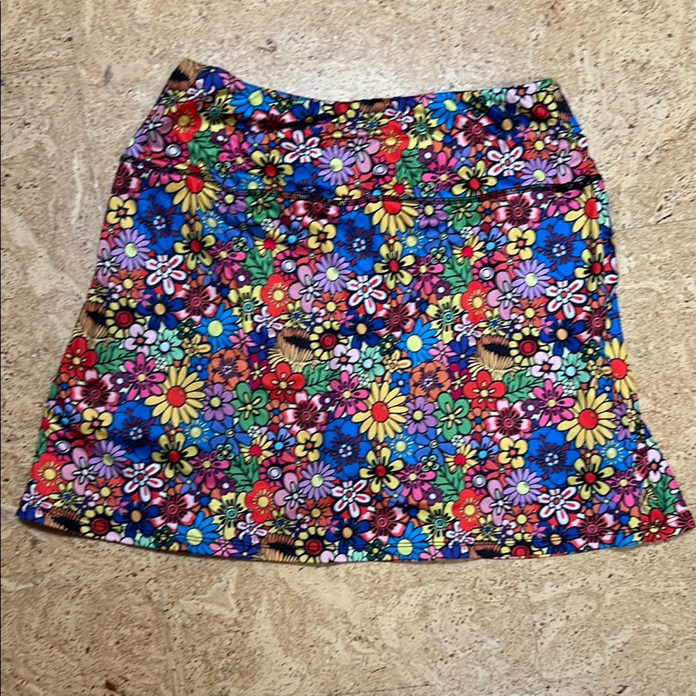 Fulbelle Floral Multicolor Skort size S